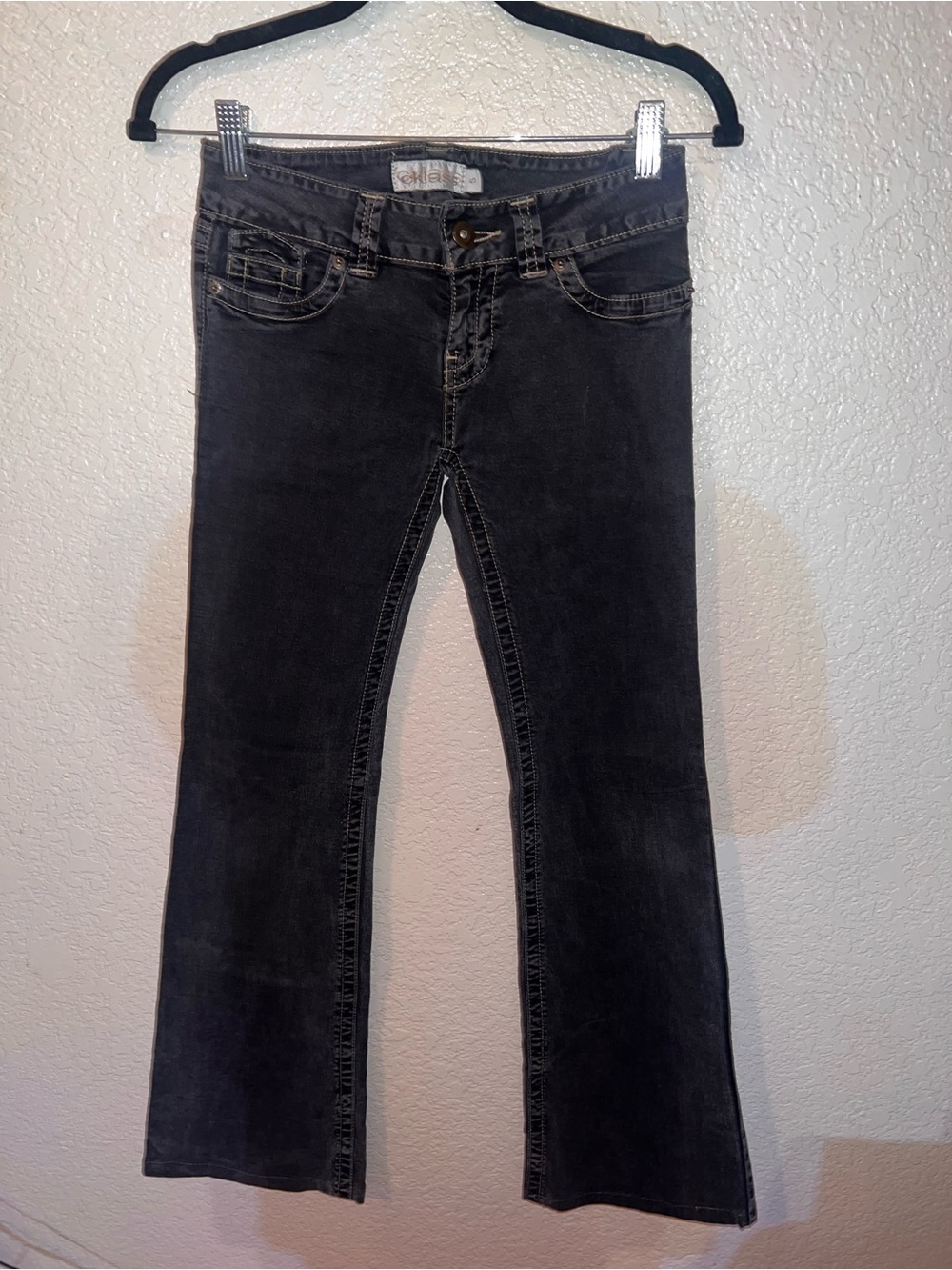 Y2K Women's Black Flare Jeans